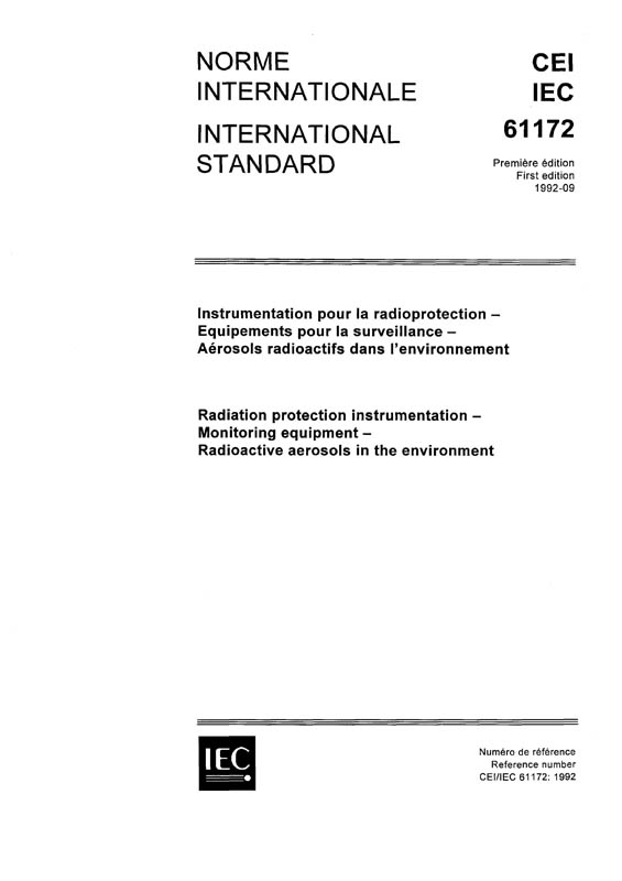 Cover IEC 61172:1992